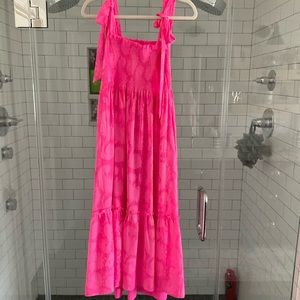 Lilly Pulitzer bright pink sundress